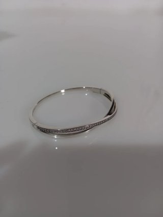 Pulsera rígida PANDORA "Brazalete Entrelazado"