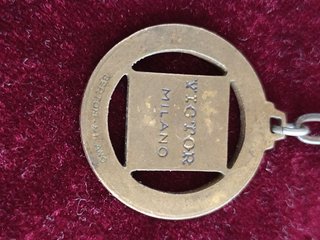 Antiguo llavero VICTOR MILANO PERFUMES 1950