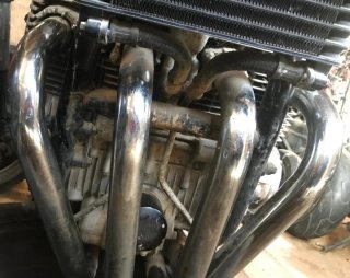 Honda CB750 Seven Fifty Naked Roja