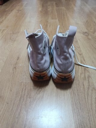 Botas Converse plataforma rosas