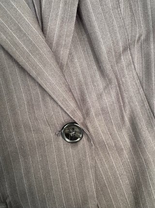 Chaqueta Zara Gris Rayas