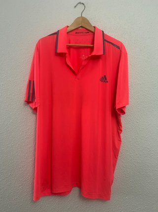 Polo Adidas Barricade Climacool rosa neon