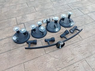 Lámpara 4 focos + 4 lámparas 3 focos