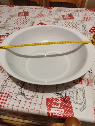 Centrotavola Barilla in Porcellana Bianca