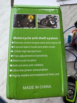 Alarma Moto con 2 Controles Remoto NO 6800