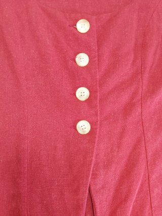 Top Poeselle Rojo Botones