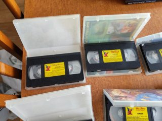 Lote 12 Películas VHS Disney y Animación