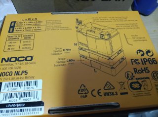 Batería NOCO NLP5 LiFePO4 12V