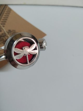 Pulsera de aro con aromaterapia (libélula)