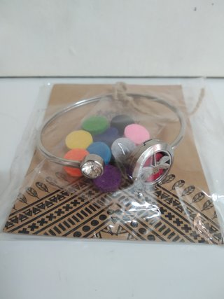 Pulsera de aro con aromaterapia (libélula)