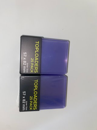 2 Paquetes Protectores Toploaders 25 Unidades