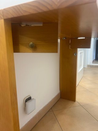 Mesa plegable de madera