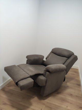 Sillón relax eléctrico gris