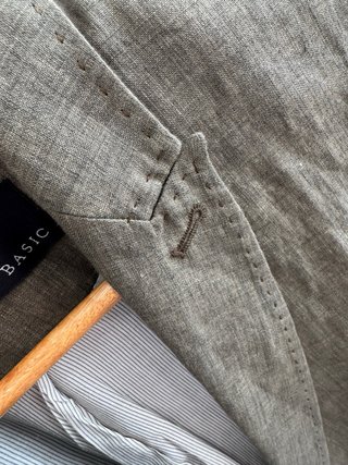 Chaqueta Zara Basic Verde Oliva