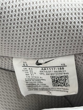 Nike Air Force 1 Low Ante Gris Talla 43