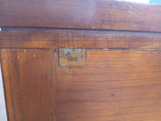 Mesa de centro vintage de madera