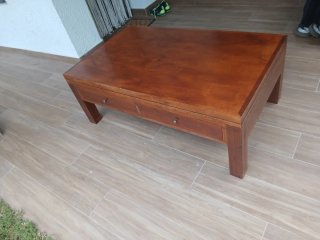 Mesa de centro vintage de madera