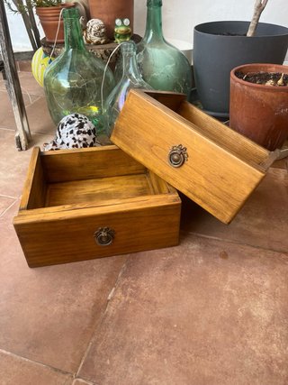Cajones vintage madera