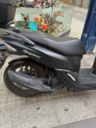 Moto Sym 50cc Negra Scooter
