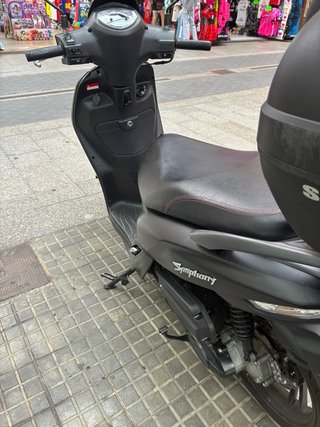 Moto Sym 50cc Negra Scooter
