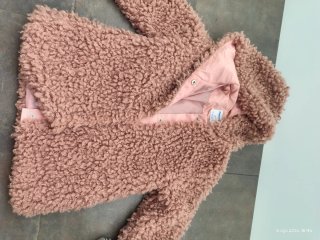 Cazadora niña Mayoral rosa peluche