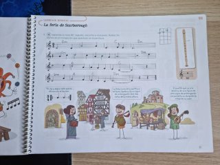 Libro texto Música 6 Primaria Anaya.