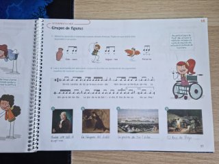 Libro texto Música 6 Primaria Anaya.