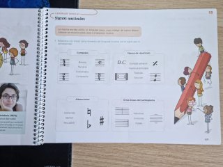 Libro texto Música 6 Primaria Anaya.