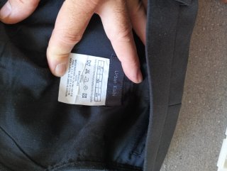 Pantalón de vestir negro hombre