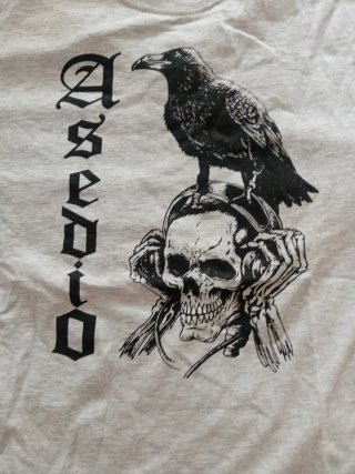 Camiseta Asedio Oí! Skinhead Gris