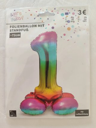 Globos Let's Party! (oro, multicolor, plata)