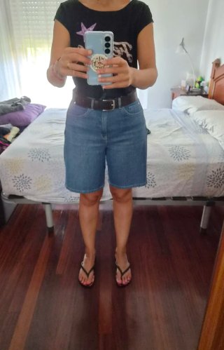 Bermudas vaqueras mujer