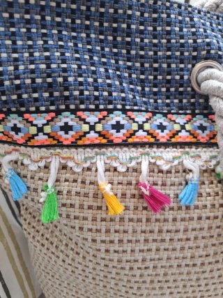 Bolso de playa étnico