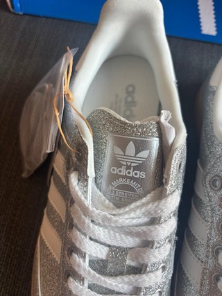 Adidas Samba Plateadas Mujer Talla 40