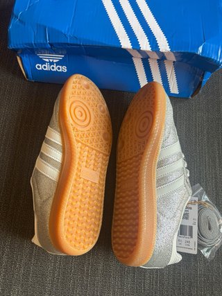 Adidas Samba Plateadas Mujer Talla 40