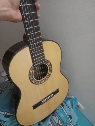 Guitarra Flamenca amplificada Modesto Malla