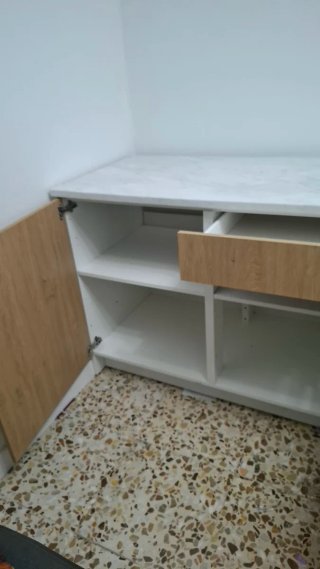 Armario bajo cocina Ikea madera