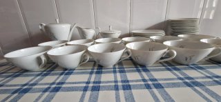 Juego Café Vintage Bidasoa Porcelana