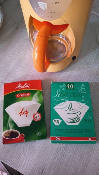 Cafetera Eléctrica Naranja