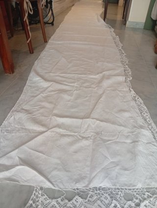 Mantel de altar antiguo