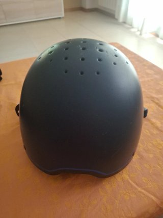 Casco de equitación azul
