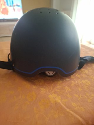 Casco de equitación azul