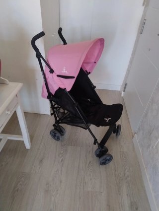 Carrito de paseo Asalvo Baby rosa