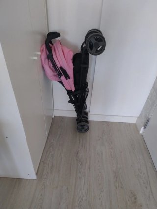 Carrito de paseo Asalvo Baby rosa