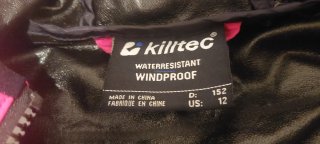 Anorak Killtec niño rojo