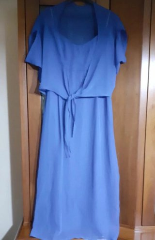 Abito donna elegante con giacchino coprispalle