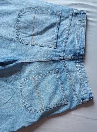 Bermudas Baggy Azul Claro