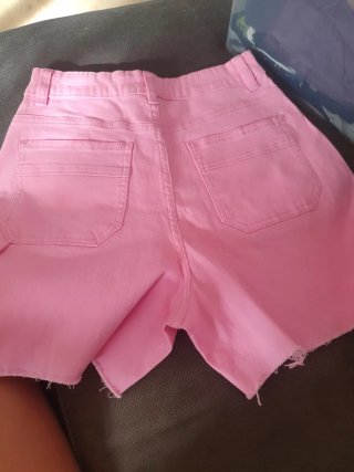 Pantalón corto vaquero rosa Tezenis