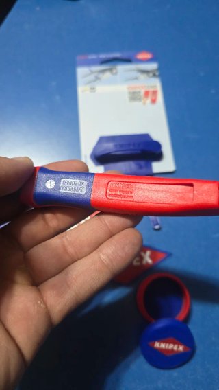 Knipex Alicates pelacables crimpadora electicista
