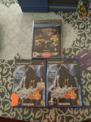 Lote 3 Juegos PS2: Ratchet & Clank, Tekken 4